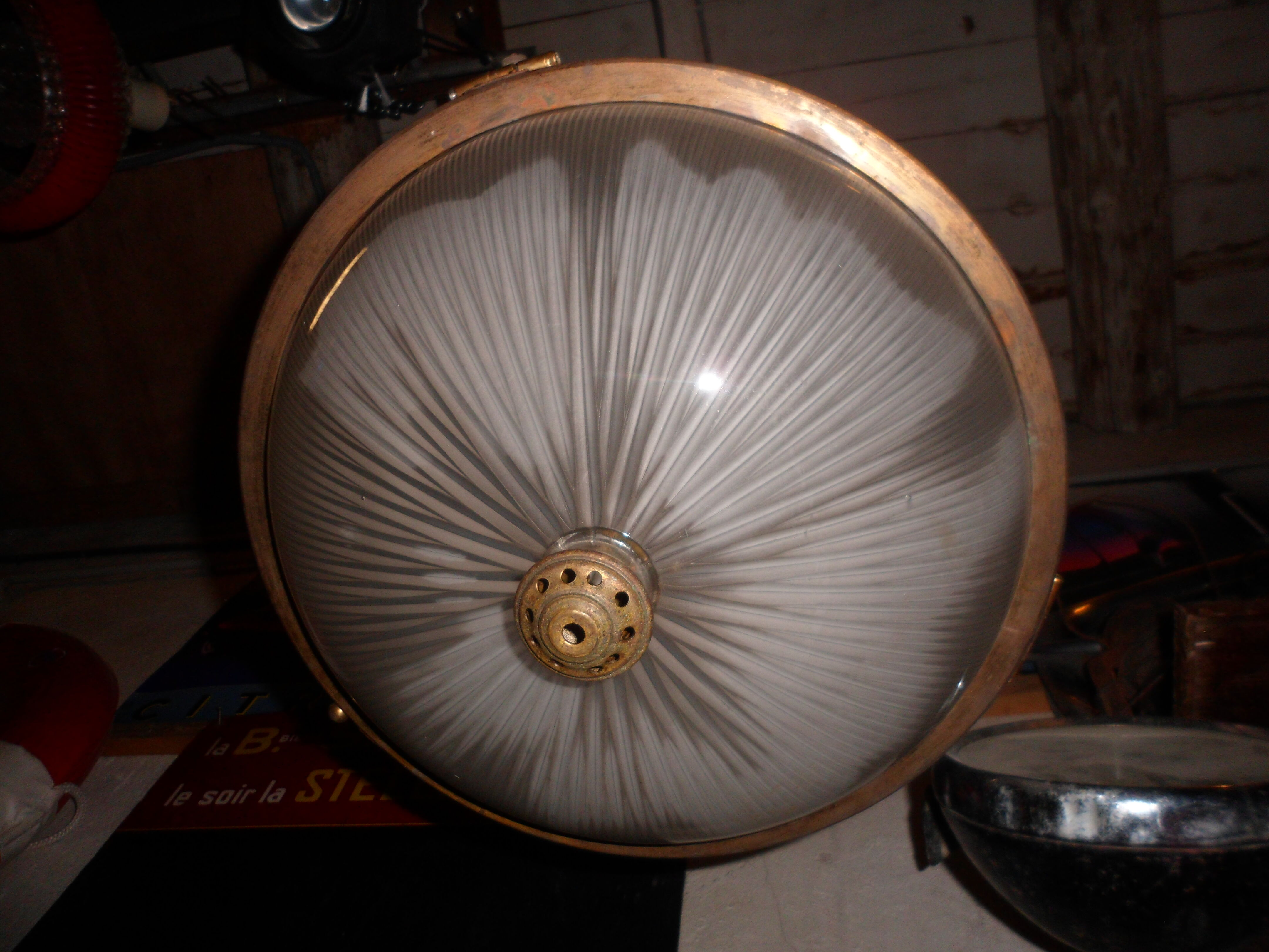 Holophane hanging lamp