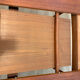 Table ronde design scandinave en teck extensible avec rallonge
