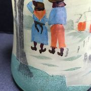 1435 Discreet brand with heel to decipher vase