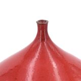 Vase rouge Belge en céramique, années 60