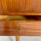 Danish MidCentury Teak Highboard by Arne Vodder 1960s