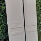 Pair of old cupboard doors h220.5xL75cm each