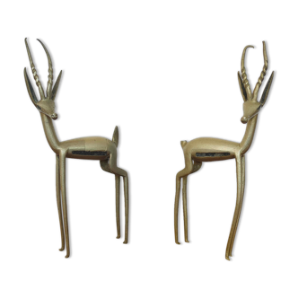 Brass antelope duo