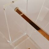 Acrylic magazine rack by David Lange