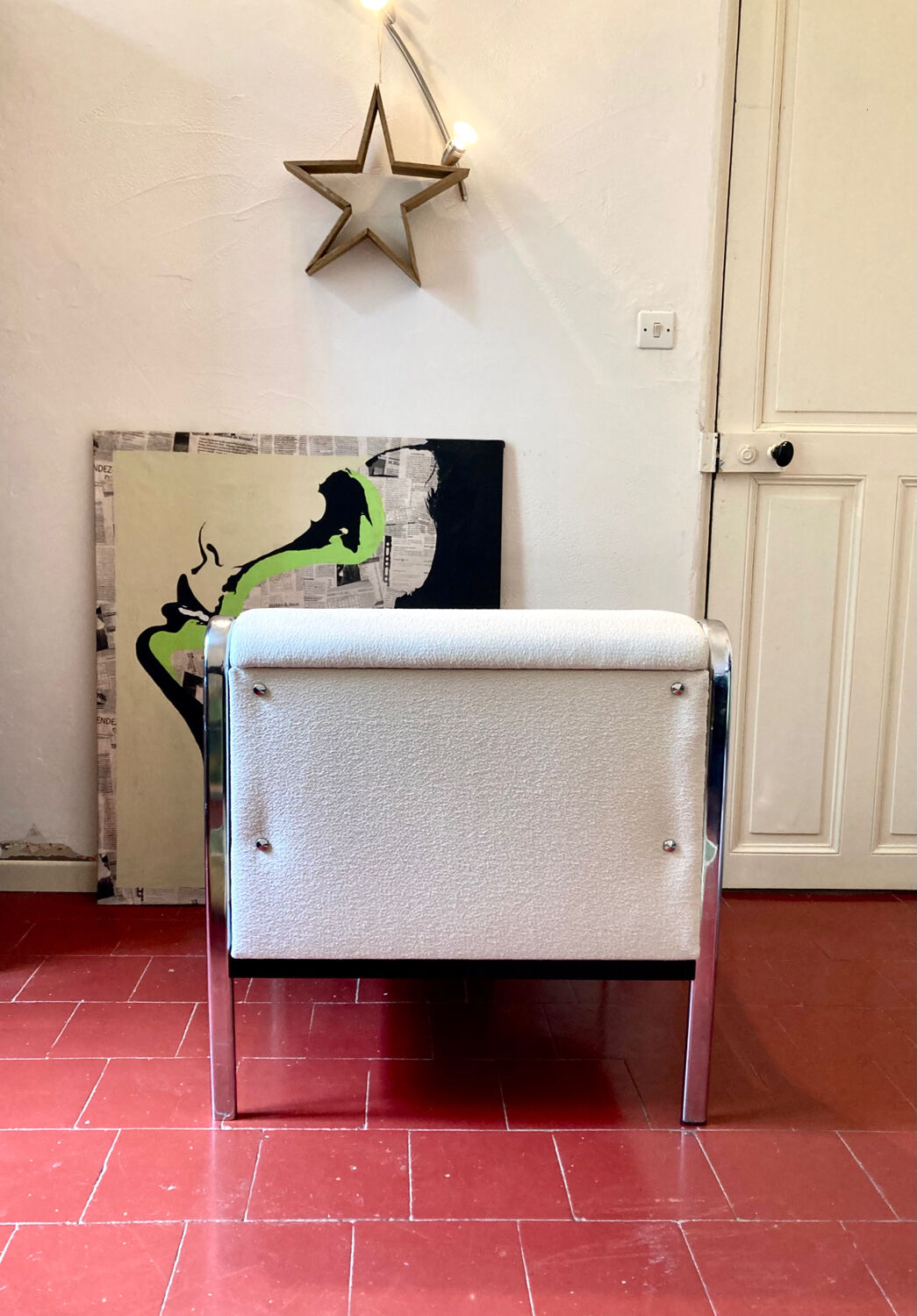 Vintage armchair heater