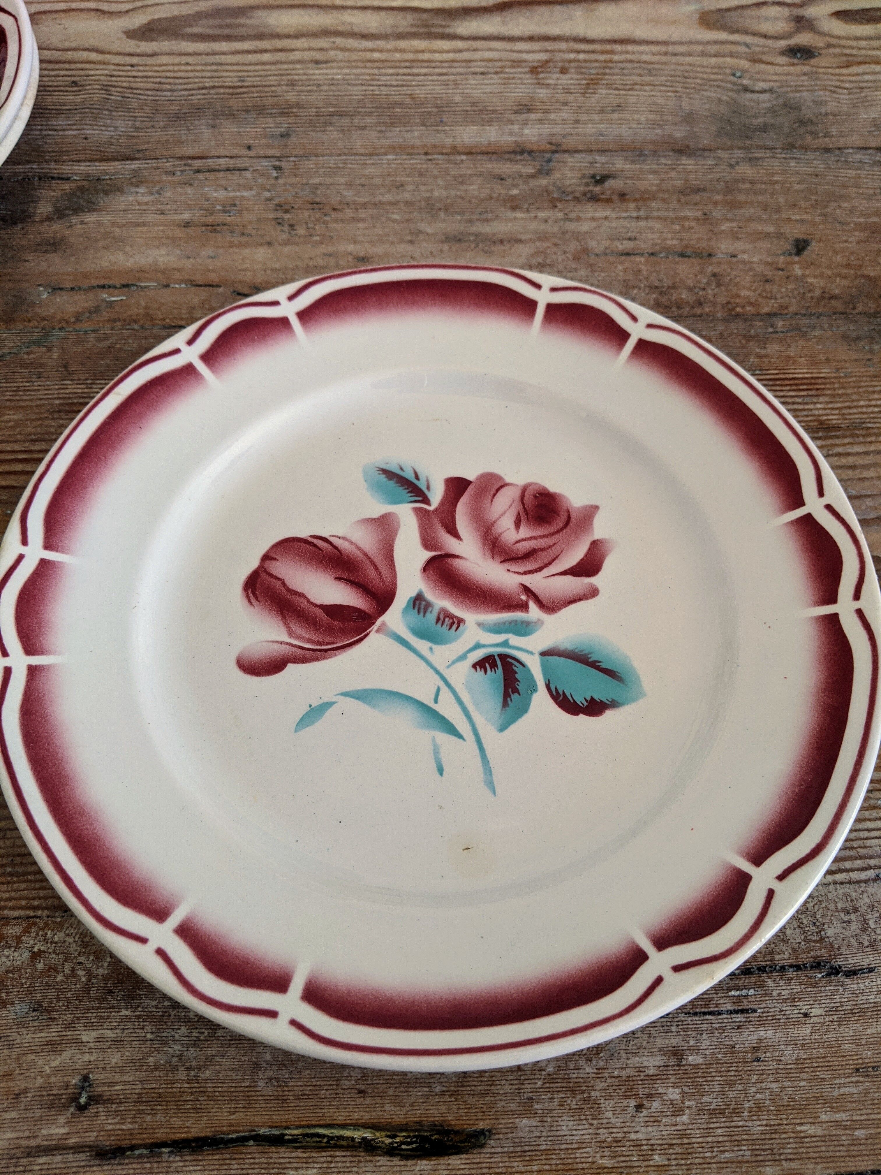 7 Badonviller plates