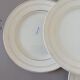 4 dessert plates in porcelain from St Amand 191105