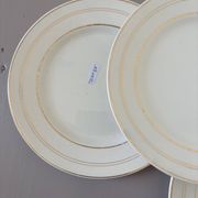 4 dessert plates in porcelain from St Amand 191105