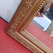 Miroir bois et stuc doré 19ème