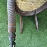 Napoleon III office chair in solid wood