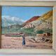 Tableau huile sur panneau orientaliste