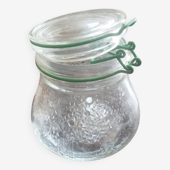 Glass jar glassware of Gier in France
