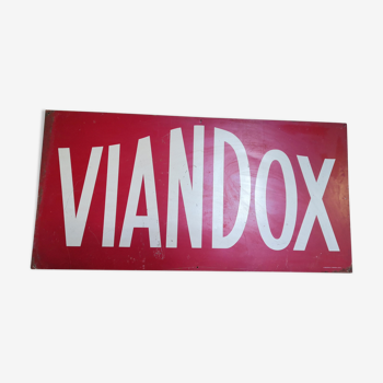 Plaque émaillé Viandox
