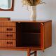 Vintage teak enfilade Beautility | Restored 1960s design