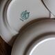 A set of 6 flat plates Nappe Rose Moulin des Loups