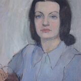 Portrait of a woman from the 60s