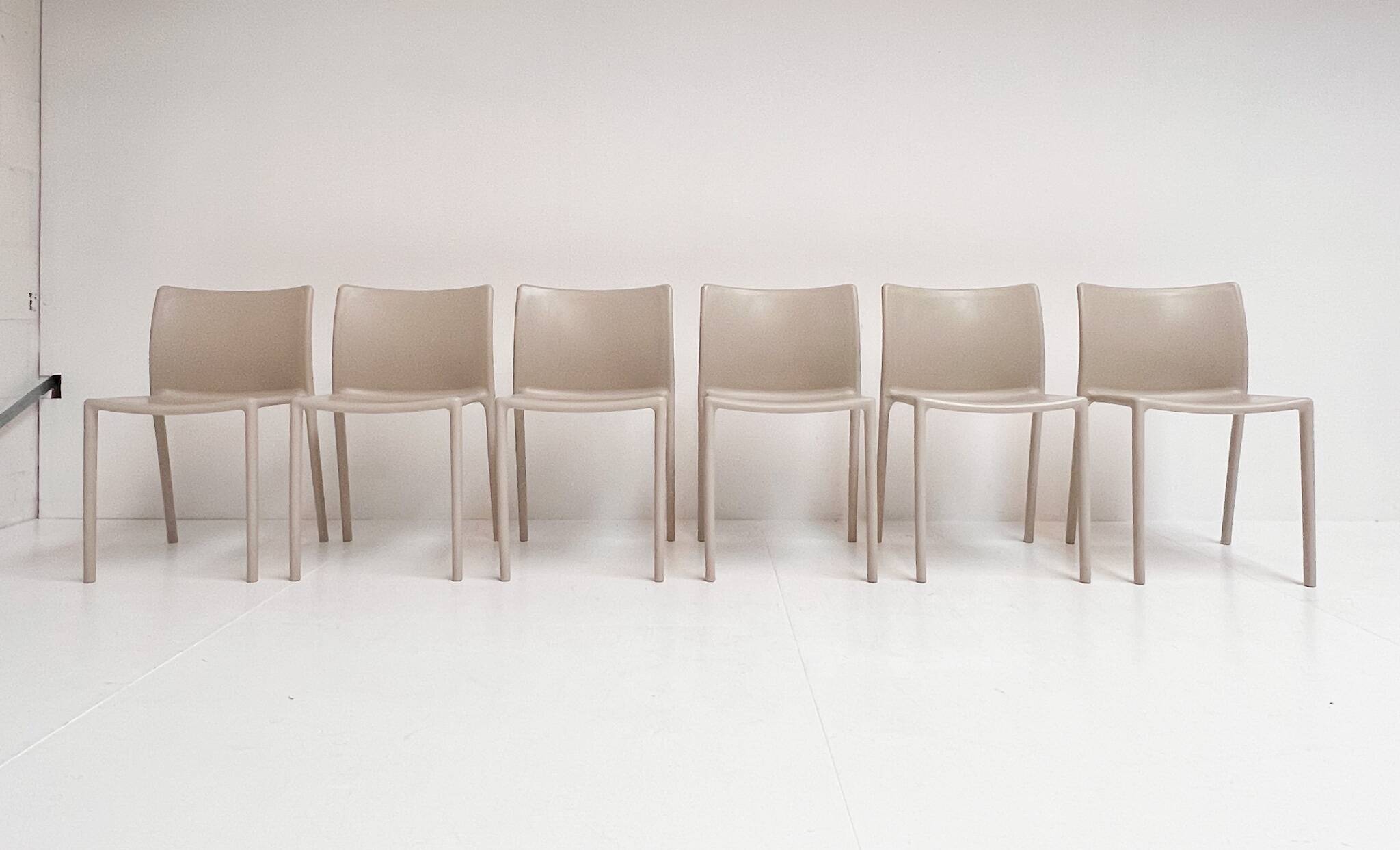 Set of 6 Magis Air chairs by Jasper Morrison, after 2000