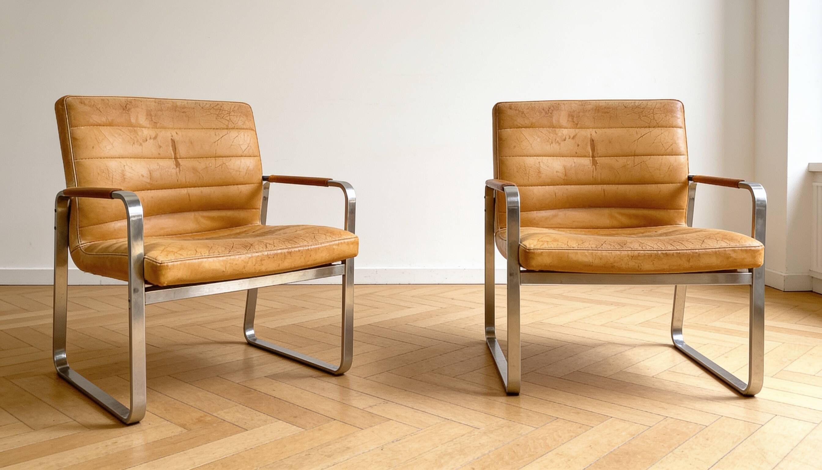 Pair of Bo-850 armchairs
