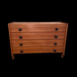 Italian teak chest of drawers year 50
