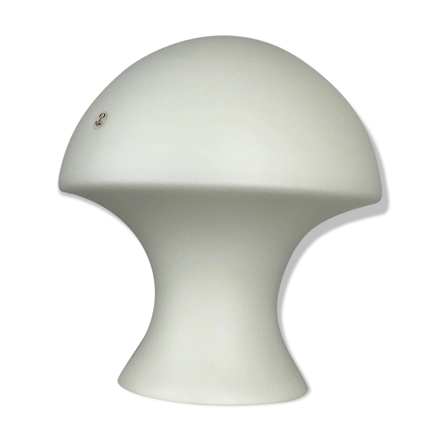Lampe de table champignon en verre lait blanc Peill et Putzler 1970