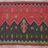Soumak Kilim Rug 140 x 96 cm antique Handwoven Shahsavan