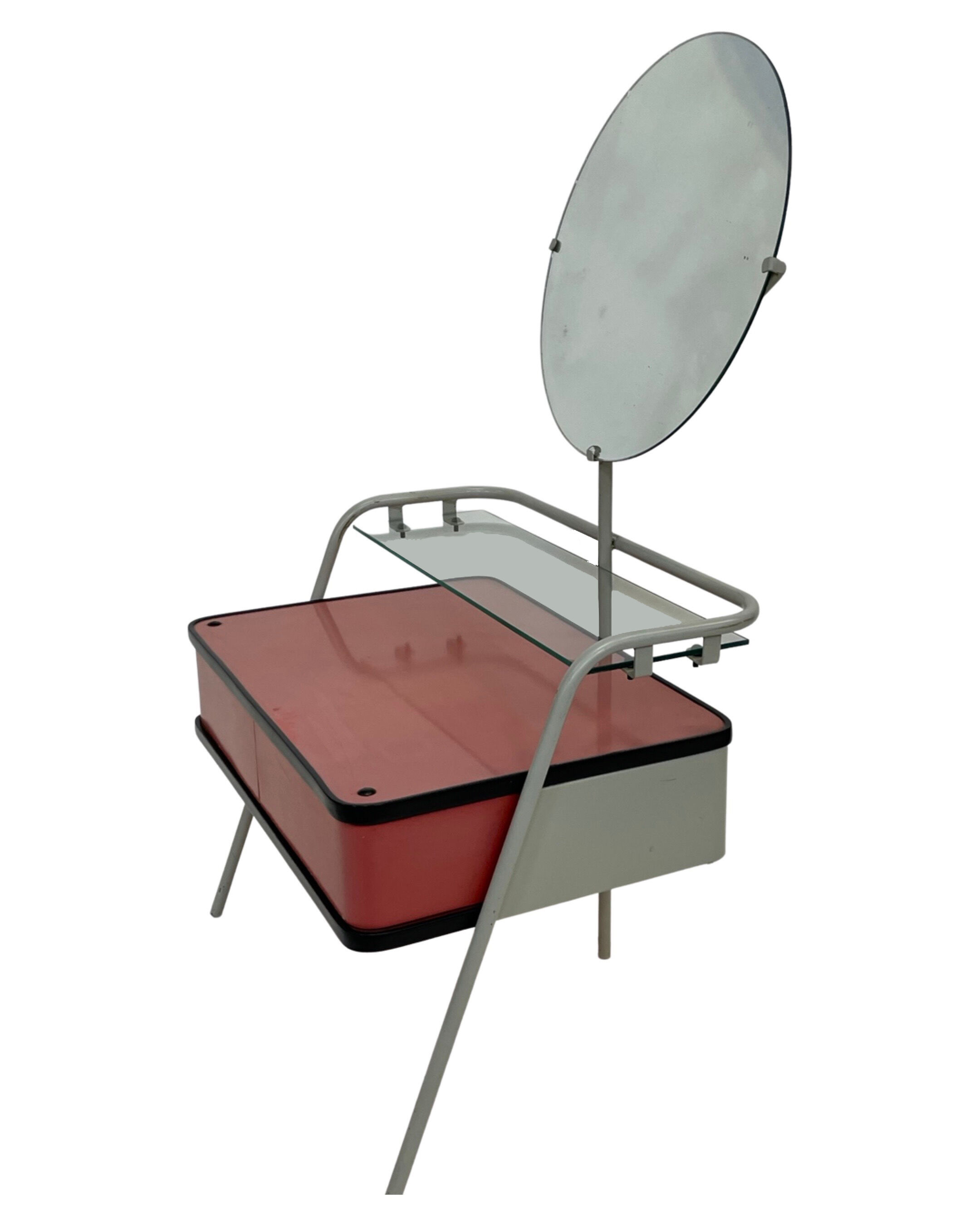 Vintage Auping dressing table side table 1950s Dutch design