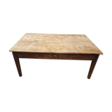 Table basse table de ferme brute