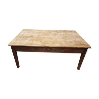 Table basse table de ferme brute