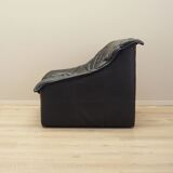 Leather armchair, Italian design, 1960s, production: Italy