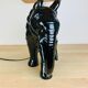 Black ceramic elephant lamp jungle style
