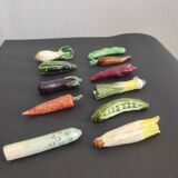 "Vallauris" type knife holders from the 60s, set of 11