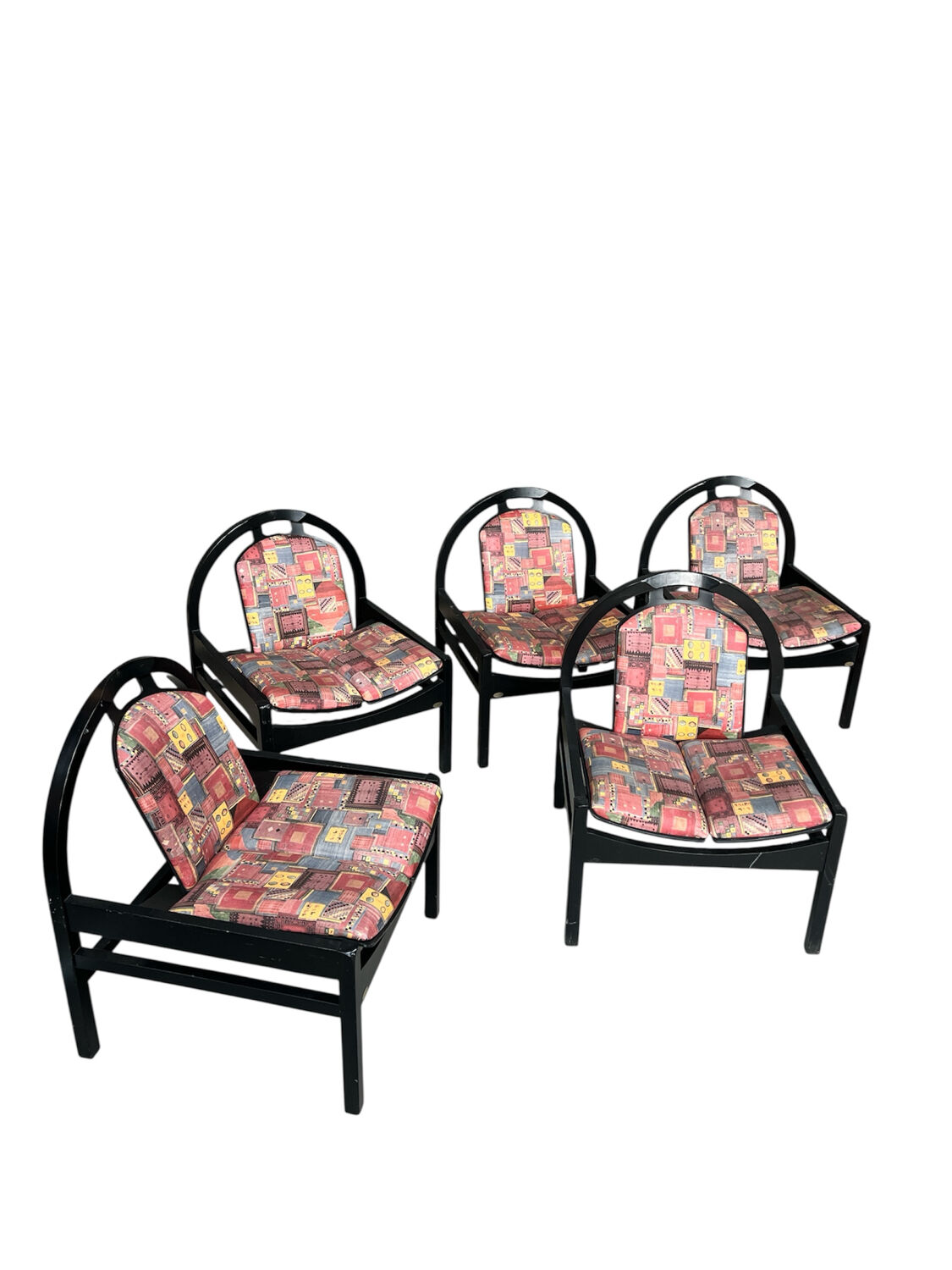 Ensemble de 5 fauteuils Baumann