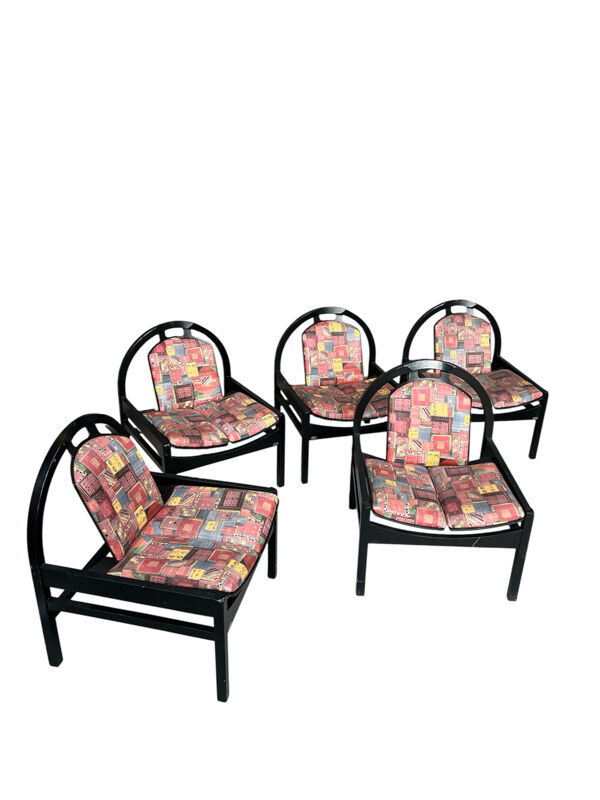 Ensemble de 5 fauteuils Baumann