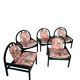 Ensemble de 5 fauteuils Baumann