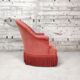Pink toad armchair