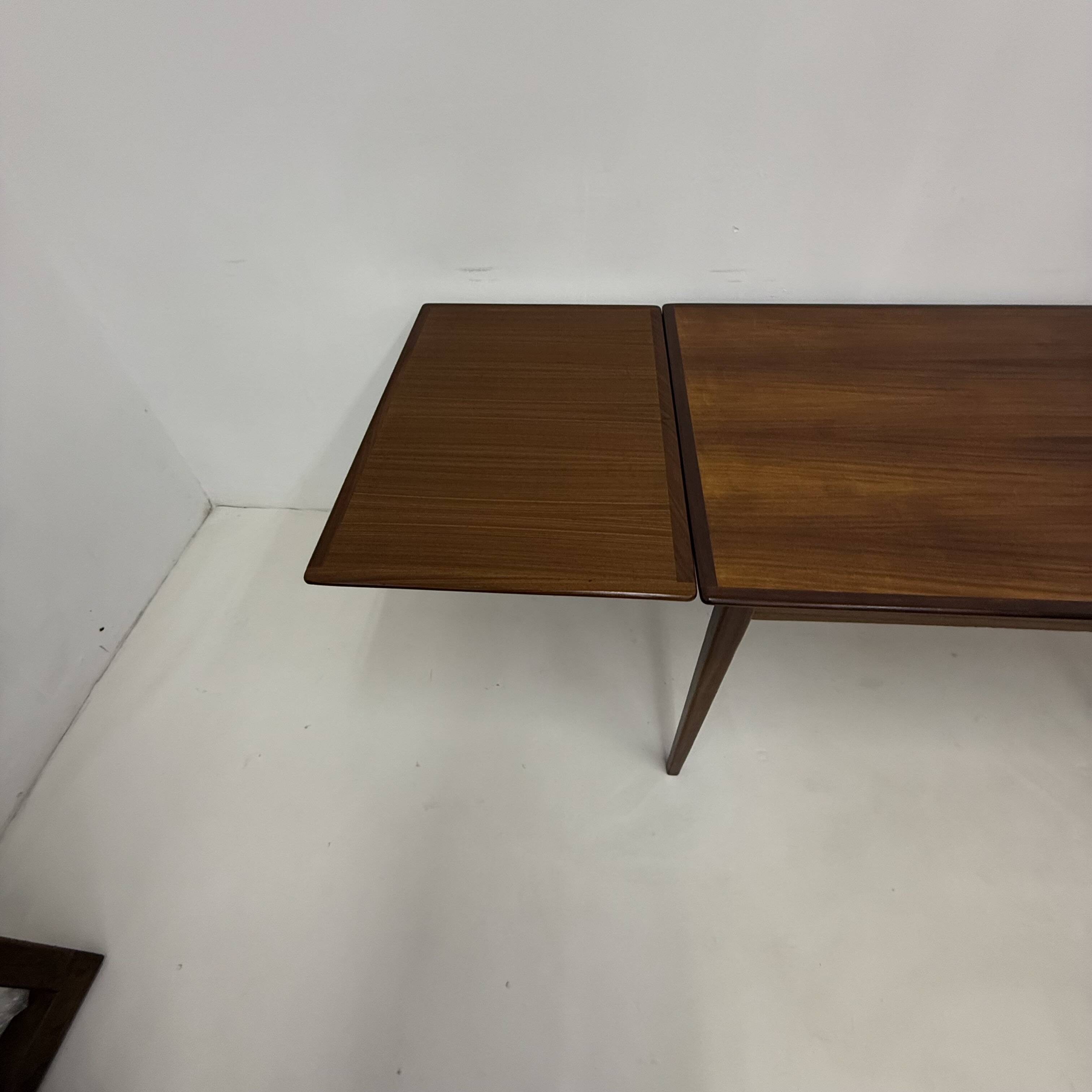 Vintage extendable wooden dining table , 1960's