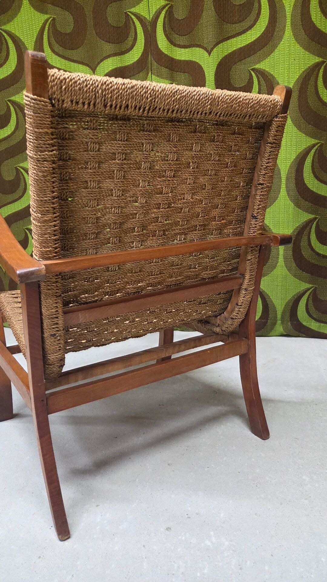 Fauteuil Cordage Erich Dieckmann Design Vintage