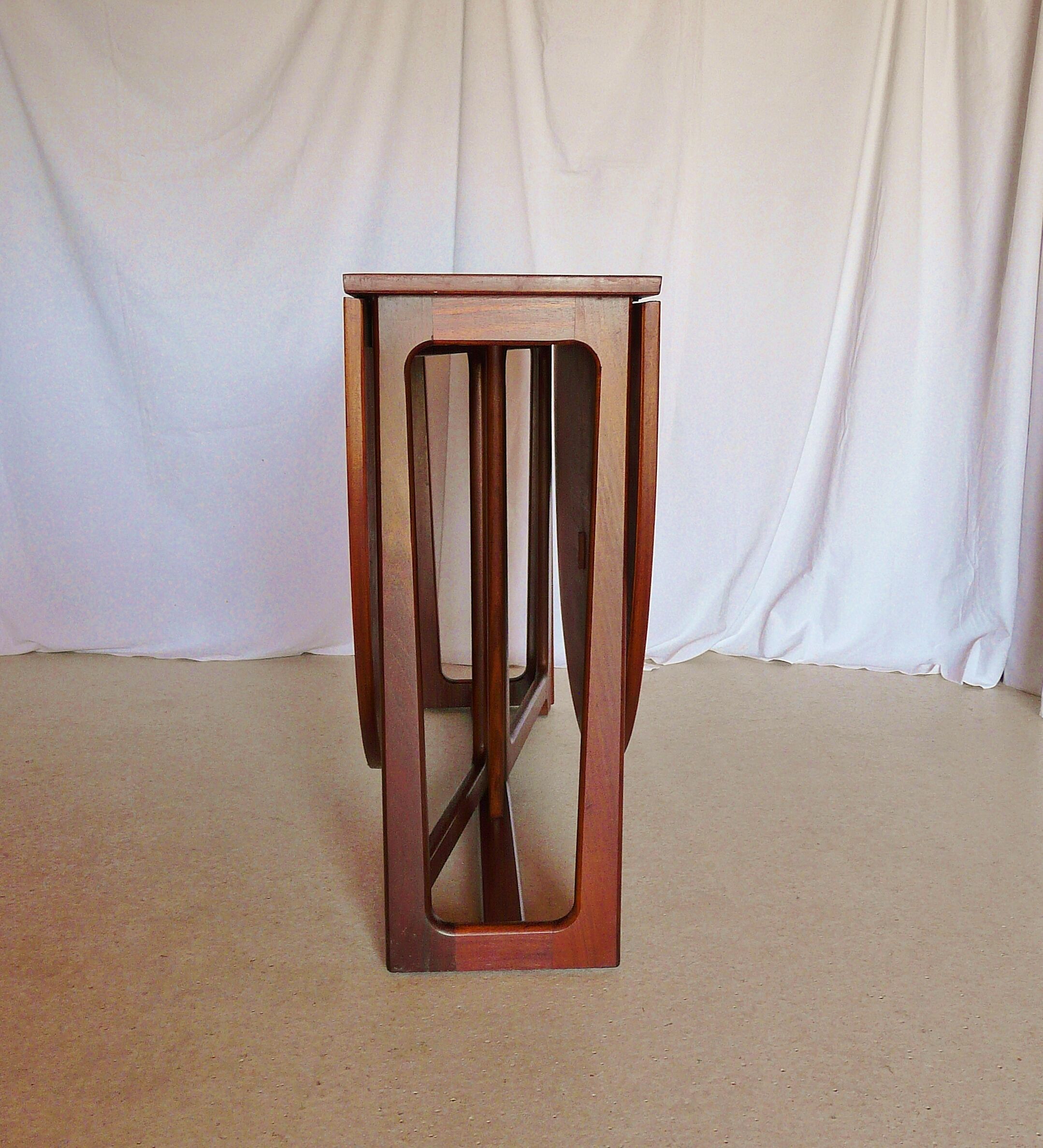 Scandinavian teak folding table