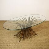 Chanel coco "wheat gerbe" coffee table from the 1950s