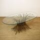 Chanel coco "wheat gerbe" coffee table from the 1950s