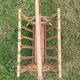Vintage magazine rack in rattan and bamboo