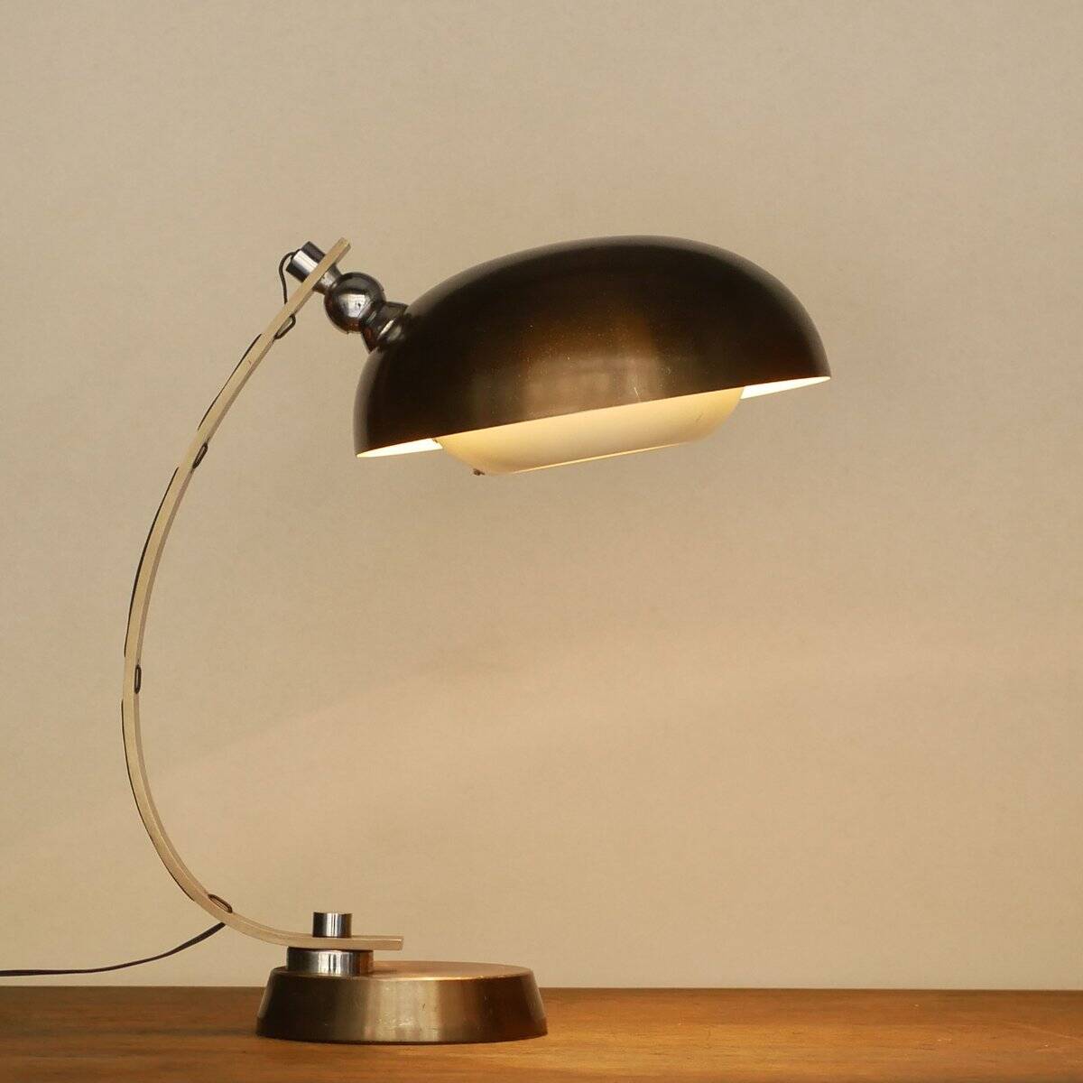 Lampe de table vintage d'Angelo Lelii pour Arredoluce, années 70