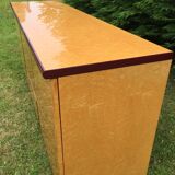 Vintage sycamore sideboard Mario Sabot 1970