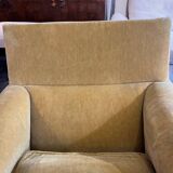 Paire de fauteuils en velours 1960