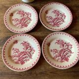 Chardons Gien dessert plates