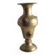 Antique gilded brass vase
