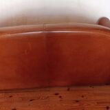 Duvivier leather club sofa