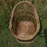 Fauteuil en osier pour enfant