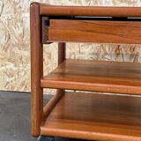 60s 70s teak side table with drawer table danish modern design