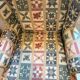 Patchwork wingback chair